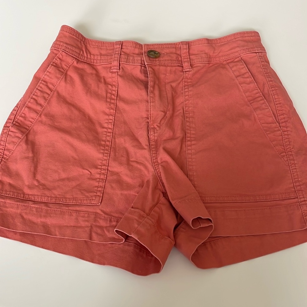 A New Day Stretch Shorts in Coral - Size 4